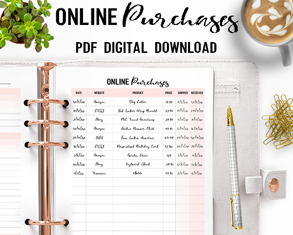 Online Purchases Tracker