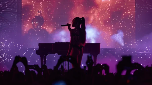 Ariana Grande live on stage