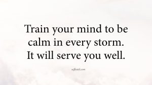 Read more about the article Train Your Mind To Be Calm In Every Storm. It Will Serve You Well